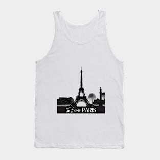 Paris Art Minimalist Tank Top